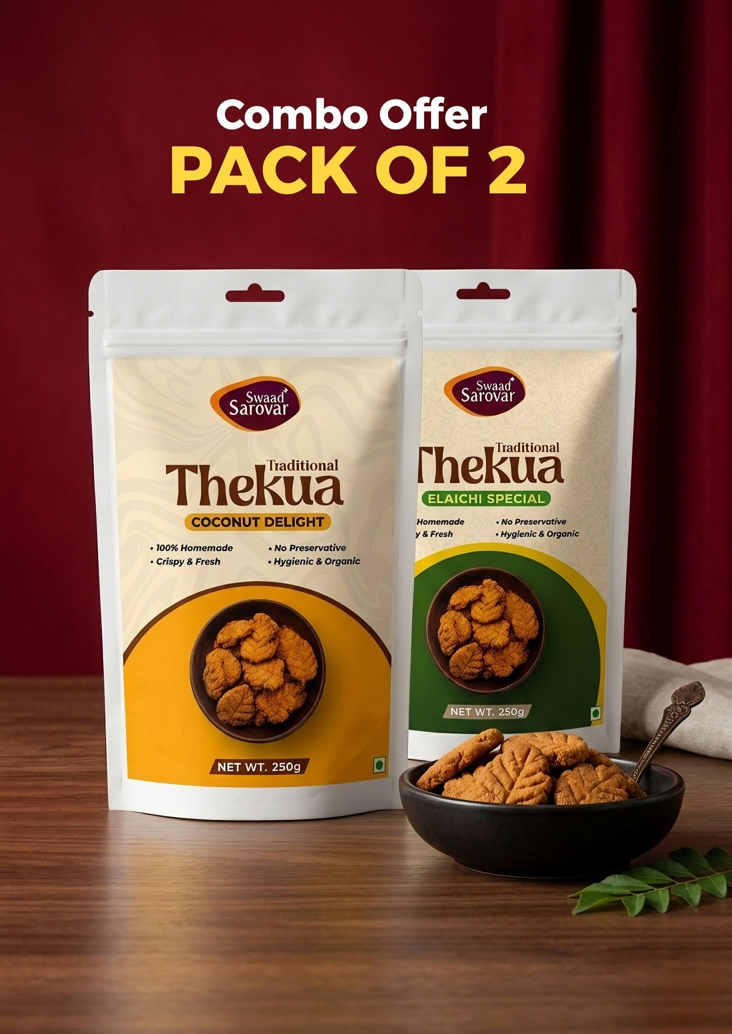 Traditional Thekua Combo (PACK OF 2)