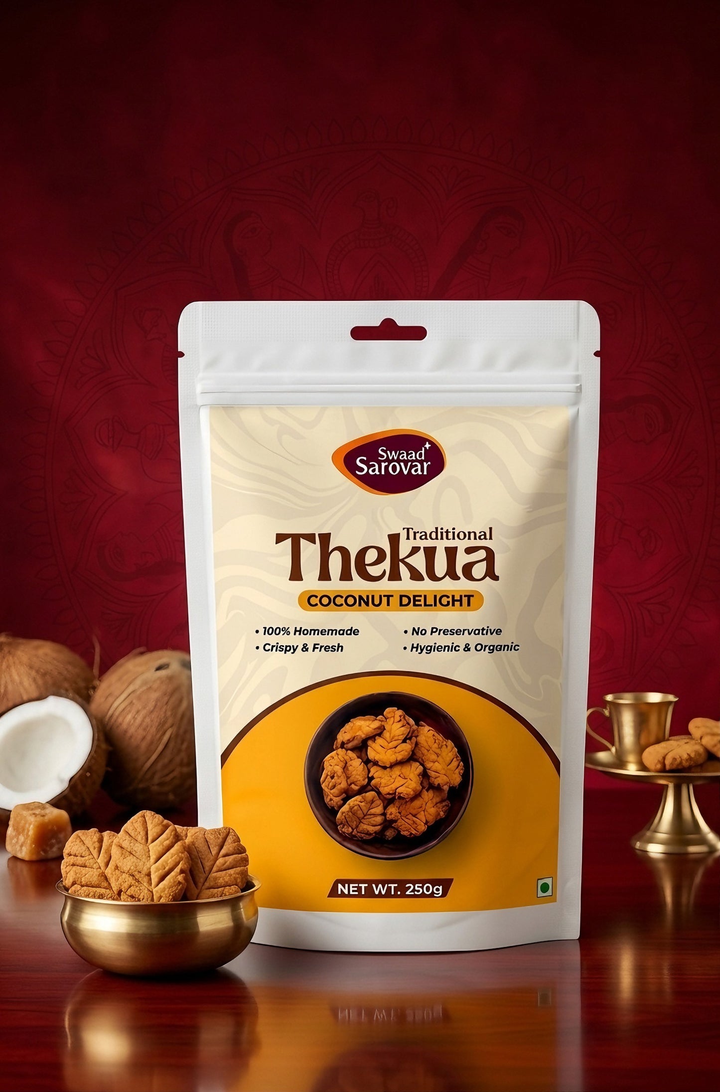Thekua - Coconut Delight